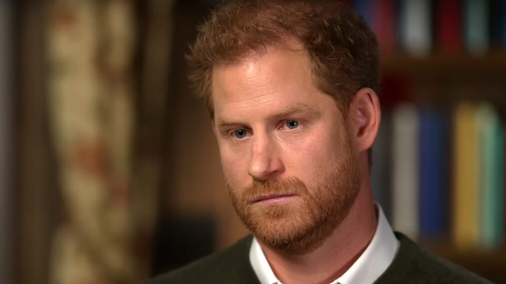 El príncipe Harry habla con Anderson Cooper en 60 Minutes