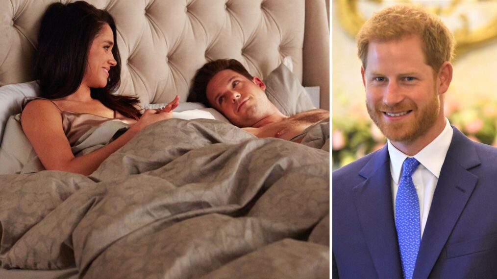 Prince Harry reacts to watching Meghan Markle's 'Suits' sex scenes