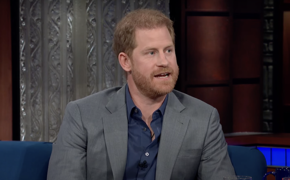 Prince Harry talks about The Queen on late Show