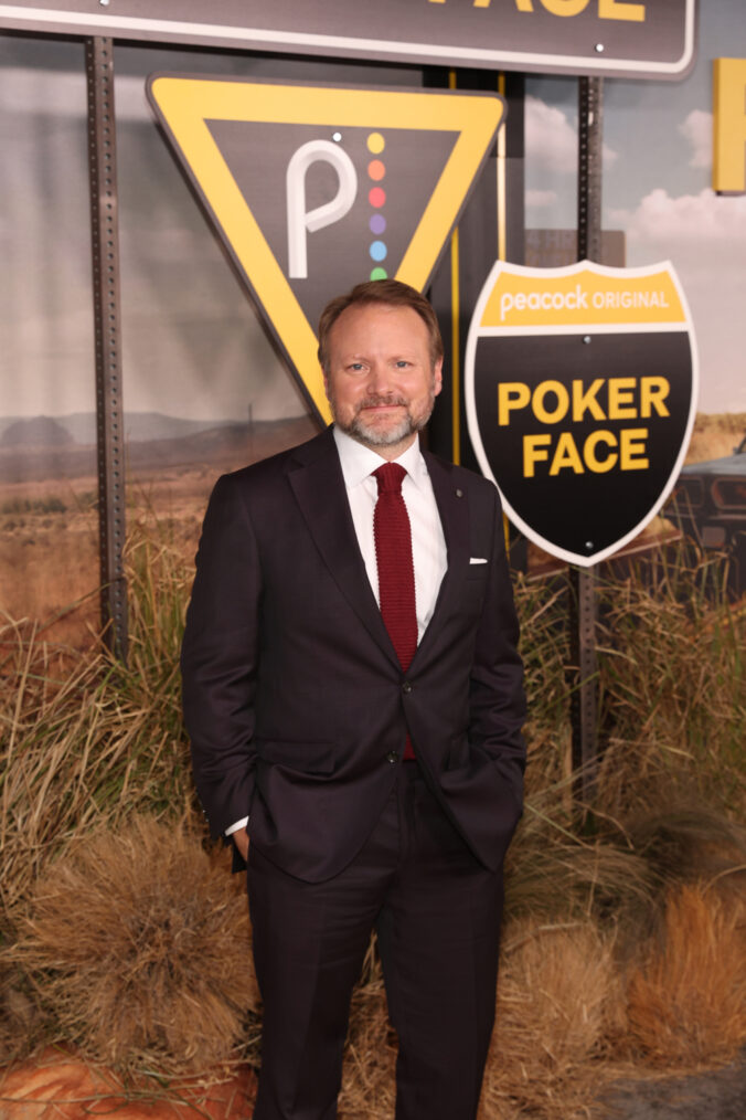 Rian Johnson at Poker Face premiere