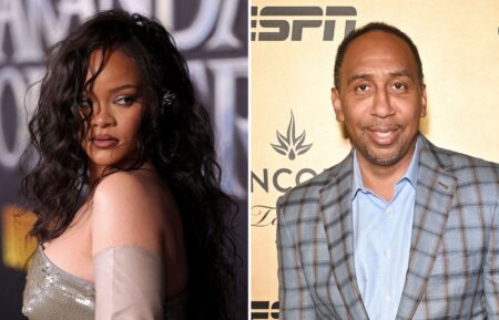 Rihanna and Stephen A Smith