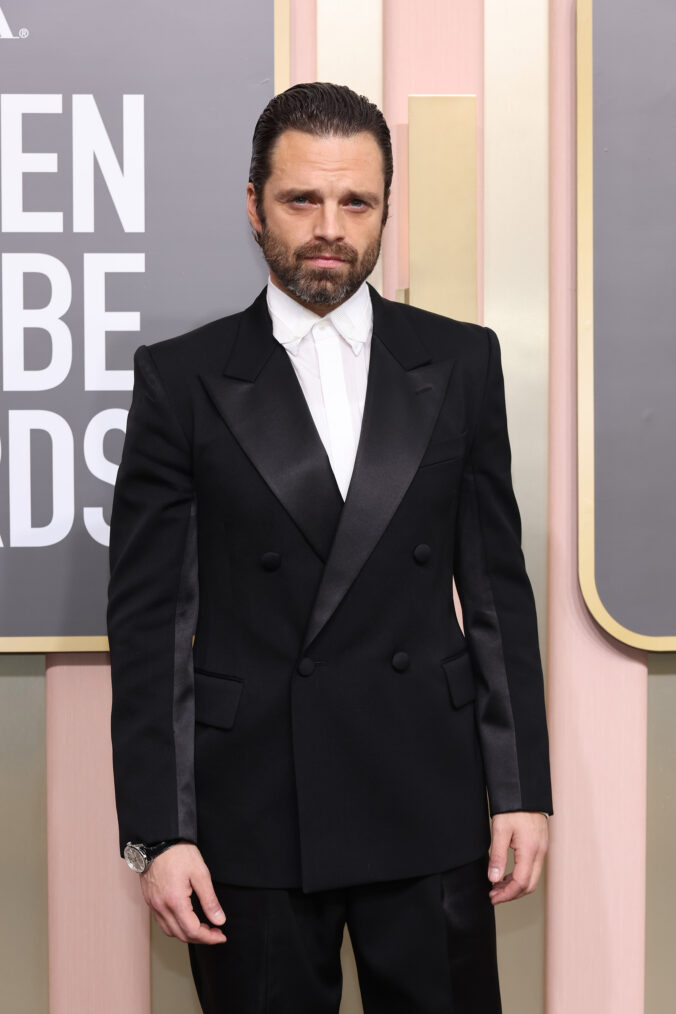 Sebastian Stan at 2023 Golden Globes