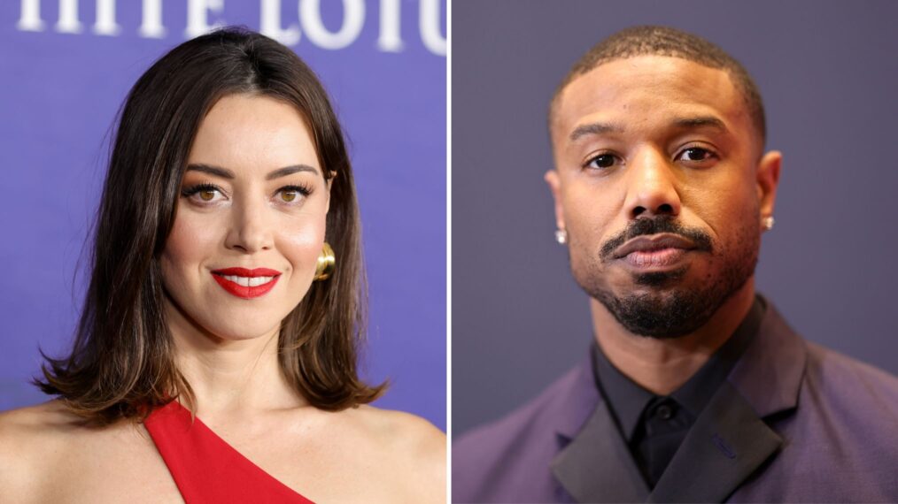 Aubrey Plaza and Michael B. Jordan for 'Saturday Night Live'