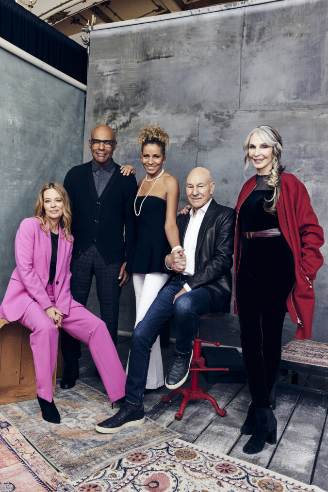 Jeri Ryan, Michael Dorn, Michelle Hurd, Patrick Stewart, and Gates McFadden of 'Star Trek: Picard'