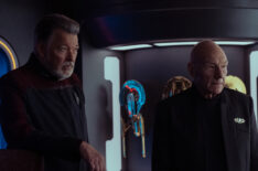 Jonathan Frakes as Riker and Patrick Stewart as Picard - 'Star Trek: Picard'