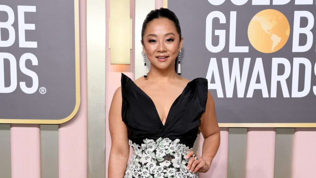 Stephanie Hsu at 2023 Golden Globes