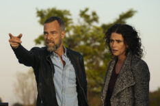 JR Bourne and Melissa Ponzio in 'Teen Wolf: The Movie'