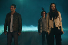 Tyler Posey, Vince Mattis, and Crystal Reed in 'Teen Wolf: The Movie'