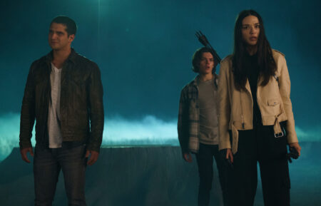 Tyler Posey, Vince Mattis, and Crystal Reed in 'Teen Wolf: The Movie'