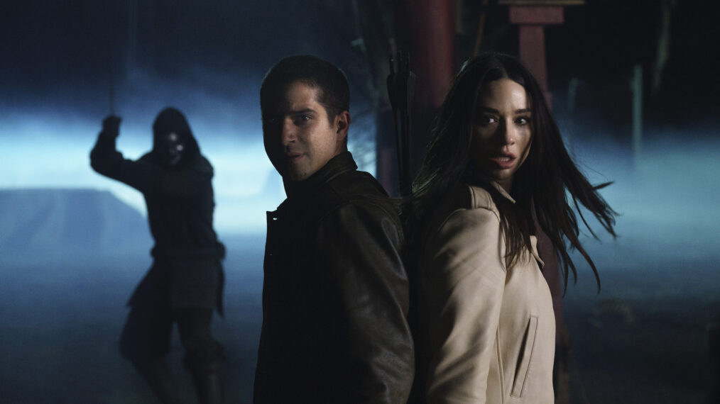Tyler Posey and Crystal Reed in 'Teen Wolf: The Movie'