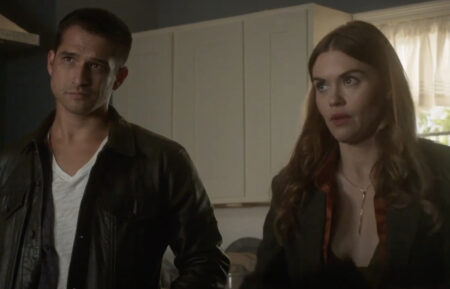 Tyler Posey and Holland Roden in 'Teen Wolf: The Movie'