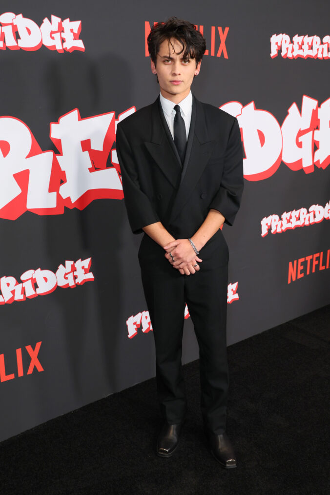 Tenzing Norgay Trainor attends Netflix's 'Freeridge' Season 1 premiere