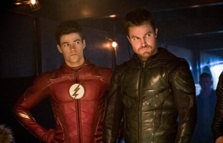 'The Flash' star Grant Gustin and Stephen Amell