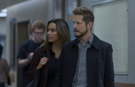 Jessica Lucas and Matt Czuchry in 'The Resident'