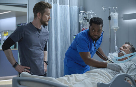 Matt Czuchry, Malcolm-Jamal Warner, and Steven Culp in 'The Resident'