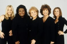 Debbie Matenopoulos, Star Jones, Barbara Walters, Joy Behar, and Meredith Vieira from 'The View'