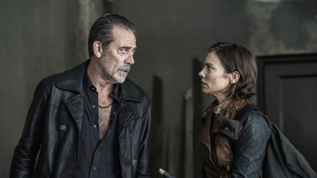 Jeffrey Dean Morgan and Lauren Cohan in 'The Walking Dead: Dead City'