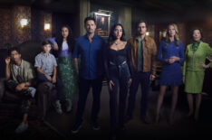 'The Watchful Eye' Freeform cast - Lex Lumpkin, Henry Joseph Samiri, Aliyah Royale, Warren Christie, Mariel Molino, Jon-Michael Ecker, Amy Acker, Kelly Bishop