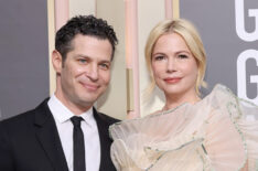 Thomas Kail & Michelle Williams at 2023 Golden Globes