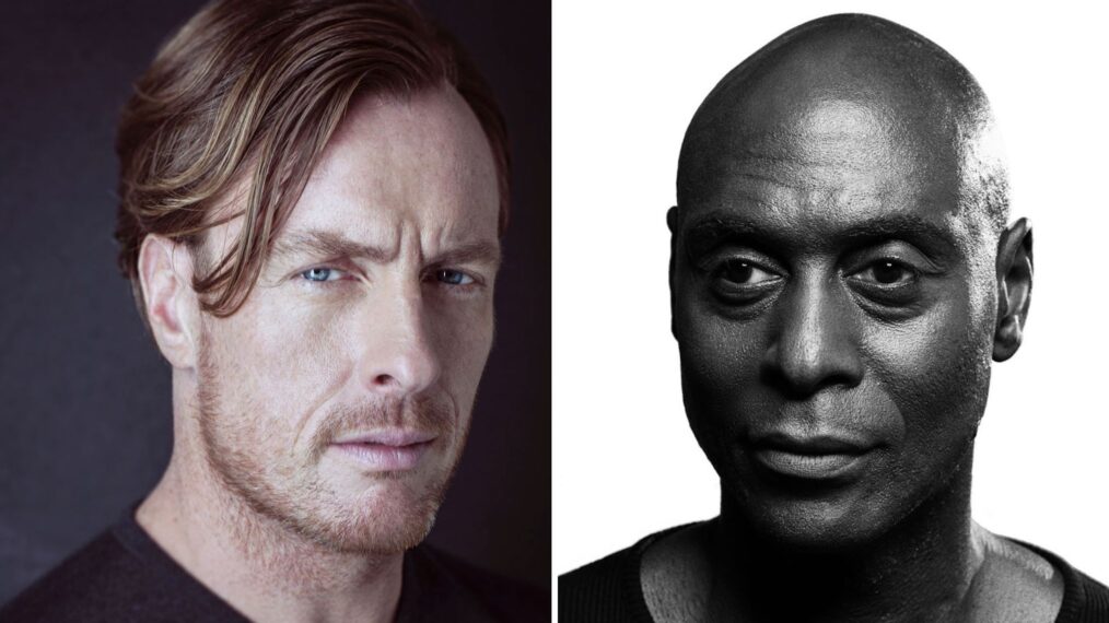 Toby Stephens (L), Lance Reddick (R)