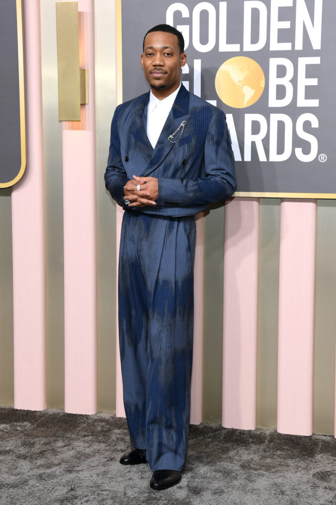 Tyler James Williams at 2023 Golden Globes