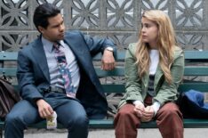 Carlos Valdes and Mae Whitman in 'Up Here'