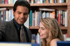 Carlos Valdes and Mae Whitman in 'Up Here'