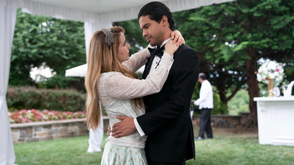 Mae Whitman and Carlos Valdes in 'Up Here'