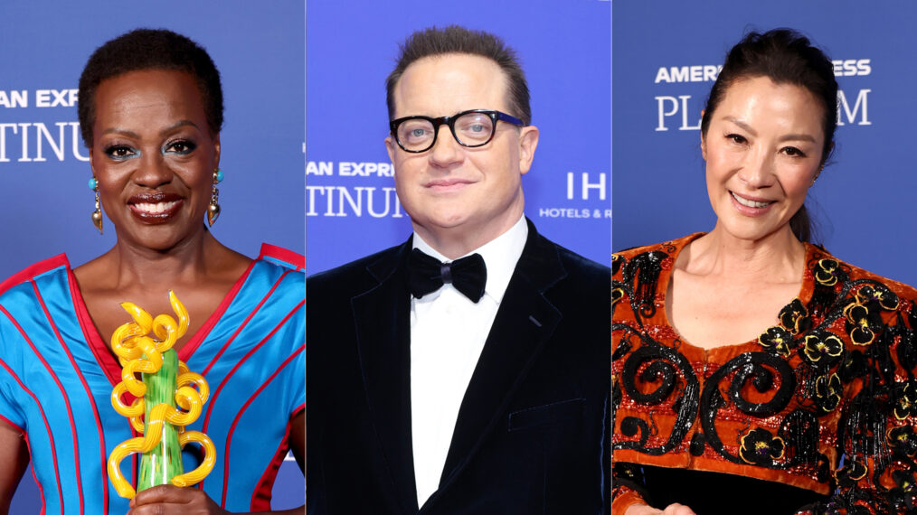 Viola Davis, Brendan Fraser, and Michelle Yeoh at Palm Springs FIlm awards