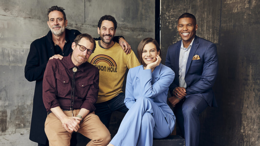 Jeffrey Dean Morgan, Scott M. Gimple, Eli Jorné, Lauren Cohan and Gaius Charles of 'The Walking Dead: Dead City'