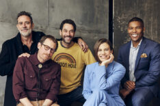 Jeffrey Dean Morgan, Scott M. Gimple, Eli Jorné, Lauren Cohan and Gaius Charles of 'The Walking Dead: Dead City'