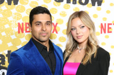 Wilmer Valderrama and Amanda Pacheco attend the Los Angeles special screening reception for Netflix's new series 'That '90s Show'