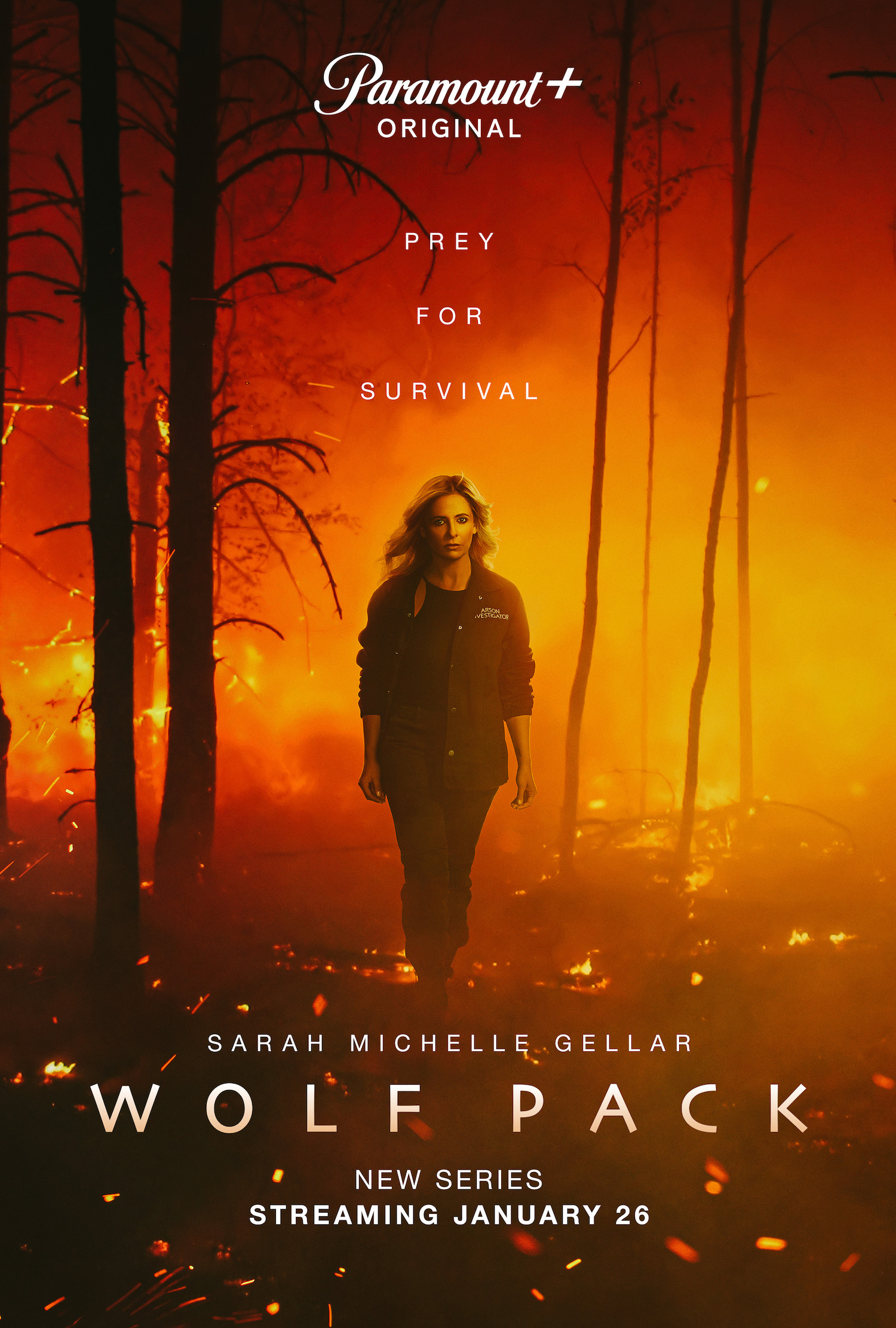 Sarah Michelle Gellar in 'Wolf Pack' Poster