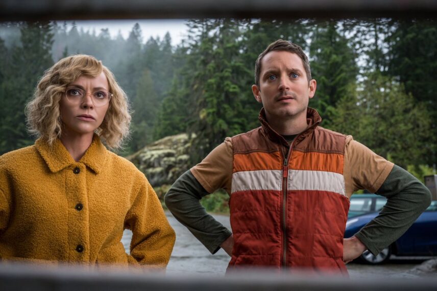 Christina Ricci and Elijah Wood in 'Yellowjackets'