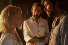 Julia Schlaepfer, Joseph Mawle & Brandon Sklenar in '1923' Season 1 Episode 6