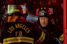 Aisha Hinds and Kenneth Choi in '9-1-1'