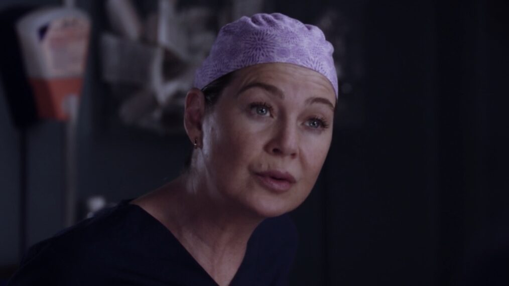 Ellen Pompeo as Meredith Grey in 'Grey's Anatomy' on ABC