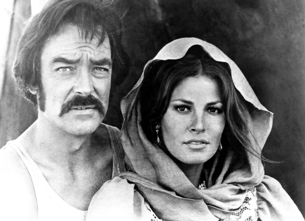 Richard Johnson & Raquel Welch in 'The Beloved,' 1971