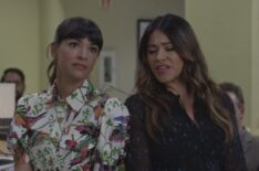 Hannah Simone and Gina Rodriguez in 'Not Dead Yet'