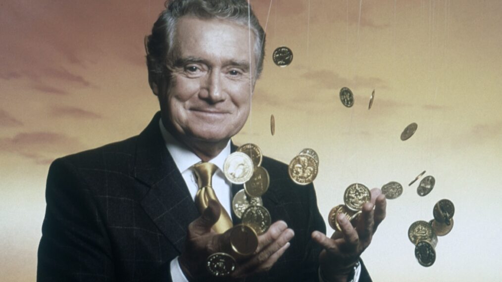 Regis Philbin hosting Who Wants to Be a Millionaire