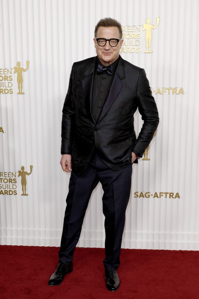 Brendan Fraser at the 2023 SAG Awards