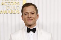 Taron Egerton at the 2023 SAG Awards