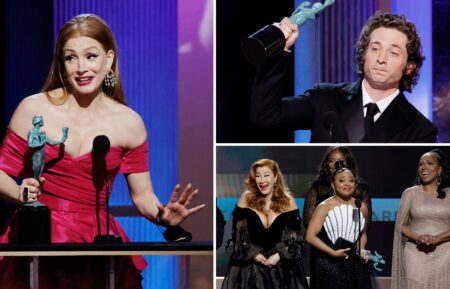 SAG Awards 2023 TV Winners Jessica Chastain, Jeremy Allen White, 'Abbott Elementary'