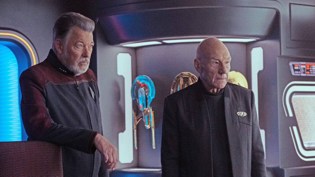 Jonathan Frakes y Patrick Stewart - 'Star Trek: Picard'