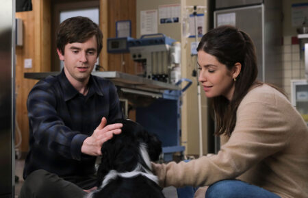Freddie Highmore and Paige Spara in ‘The Good Doctor’