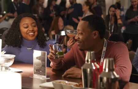 Quinta Brunson and Tyler James Williams in 'Abbott Elementary'