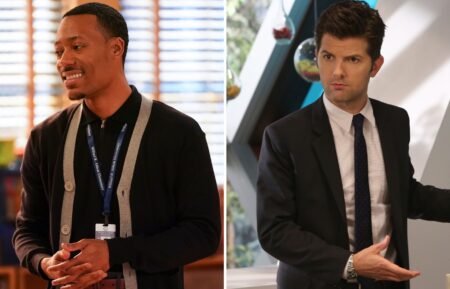 Tyler James Williams in 'Abbott Elementary' and Adam Scott in 'Parks and Recreation'