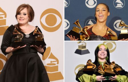 Adele, Alicia Keys and Billie Eilish at the Grammys