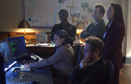 Adeola Role, Scott Caan, Petey Gibson and Dania Ramirez in 'Alert: Missing Persons Unit'