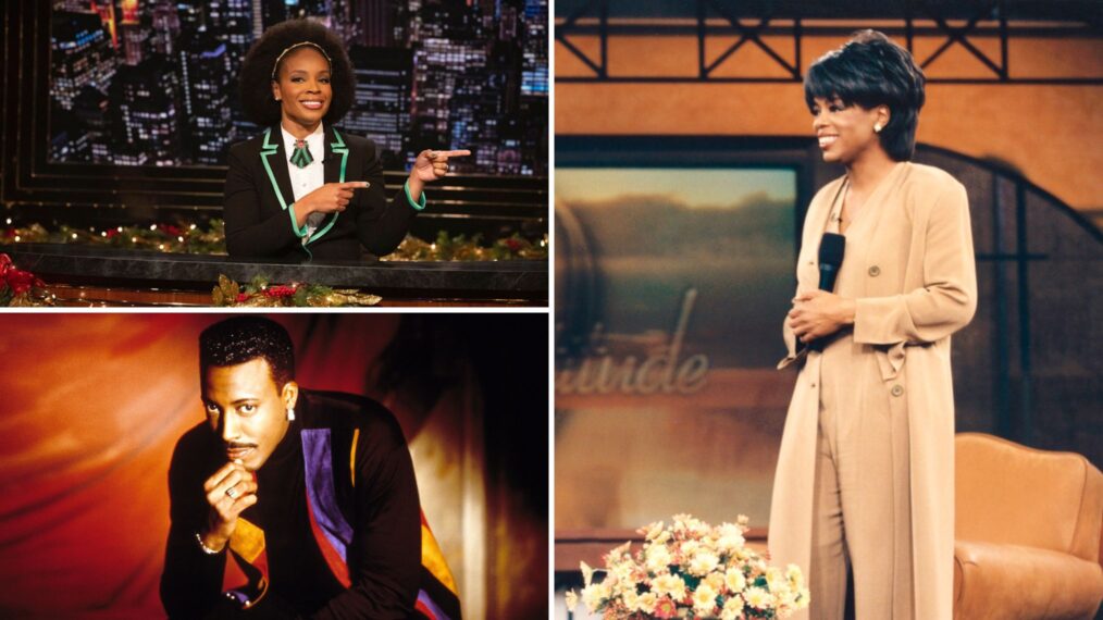 Amber Ruffin, Arsenio Hall, and Oprah Winfrey